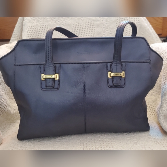 Coach Tote Purse Midnight Alexis Taylor Tote. - Picture 2 of 9